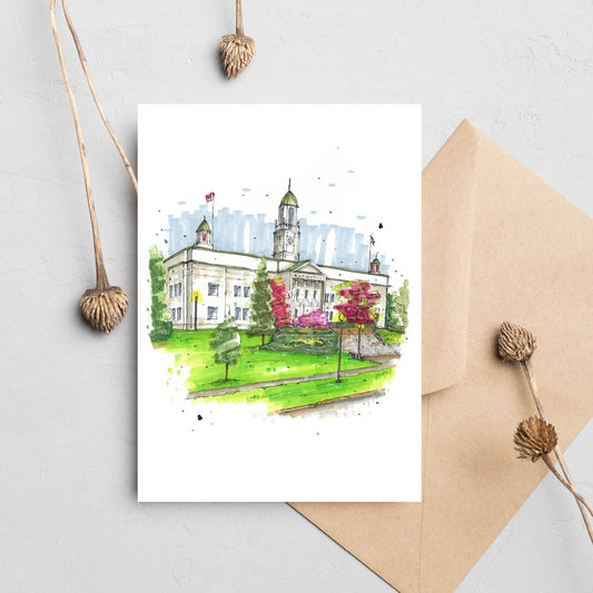 Acadia University Wolfville Greeting Card