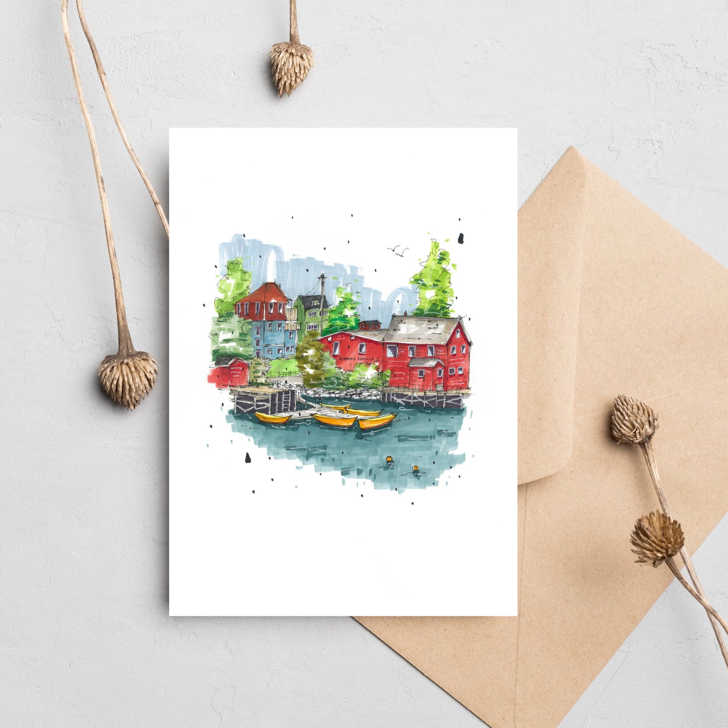 Adams & Knickle, Lunenburg Greeting Card