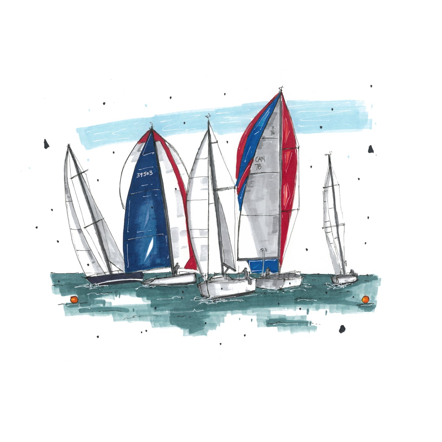 Chester Race Week, Chester Greeting Card