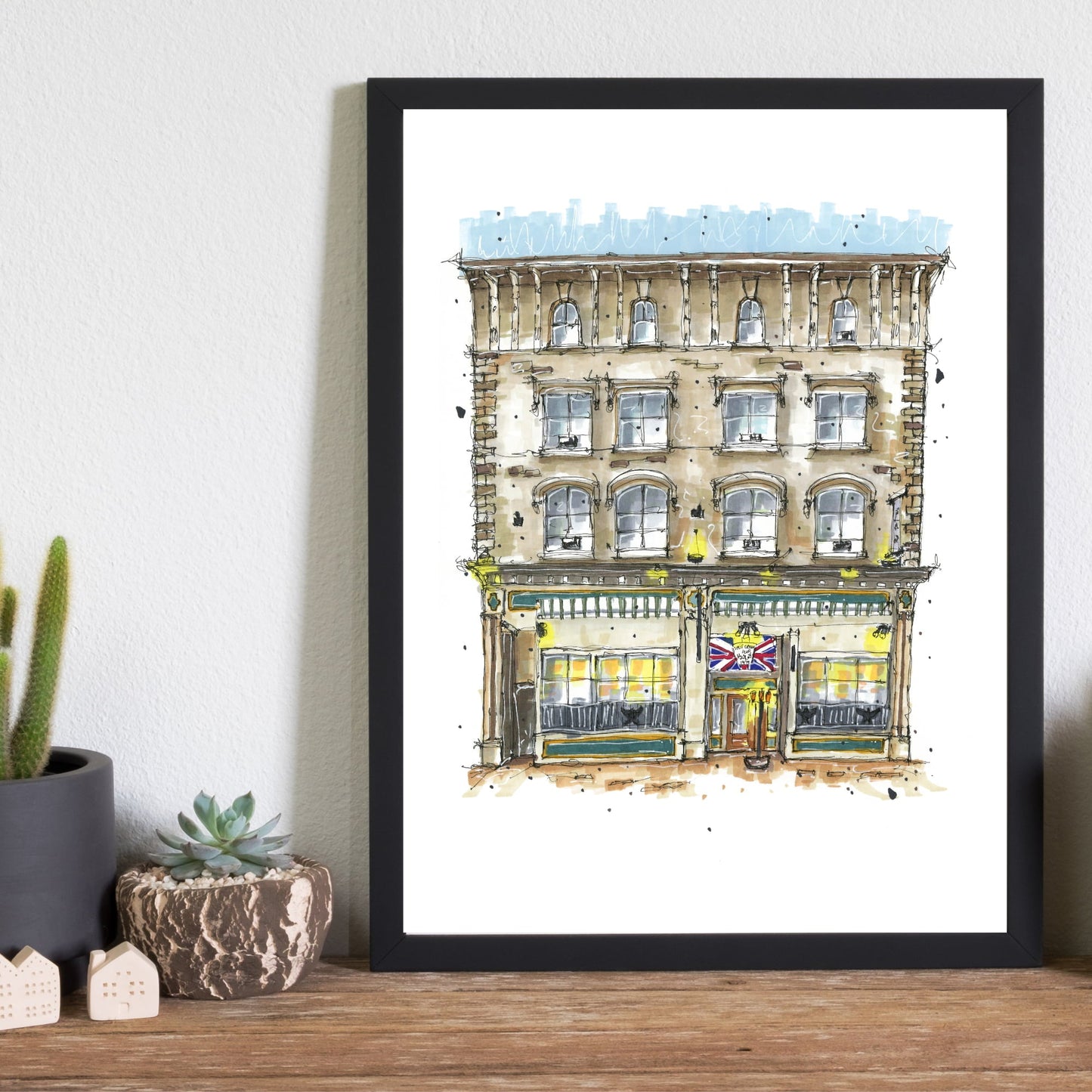 The Split Crow Pub, Halifax, Nova Scotia, Print, Downtownsketcher, Wynand van Niekerk, DTS0044
