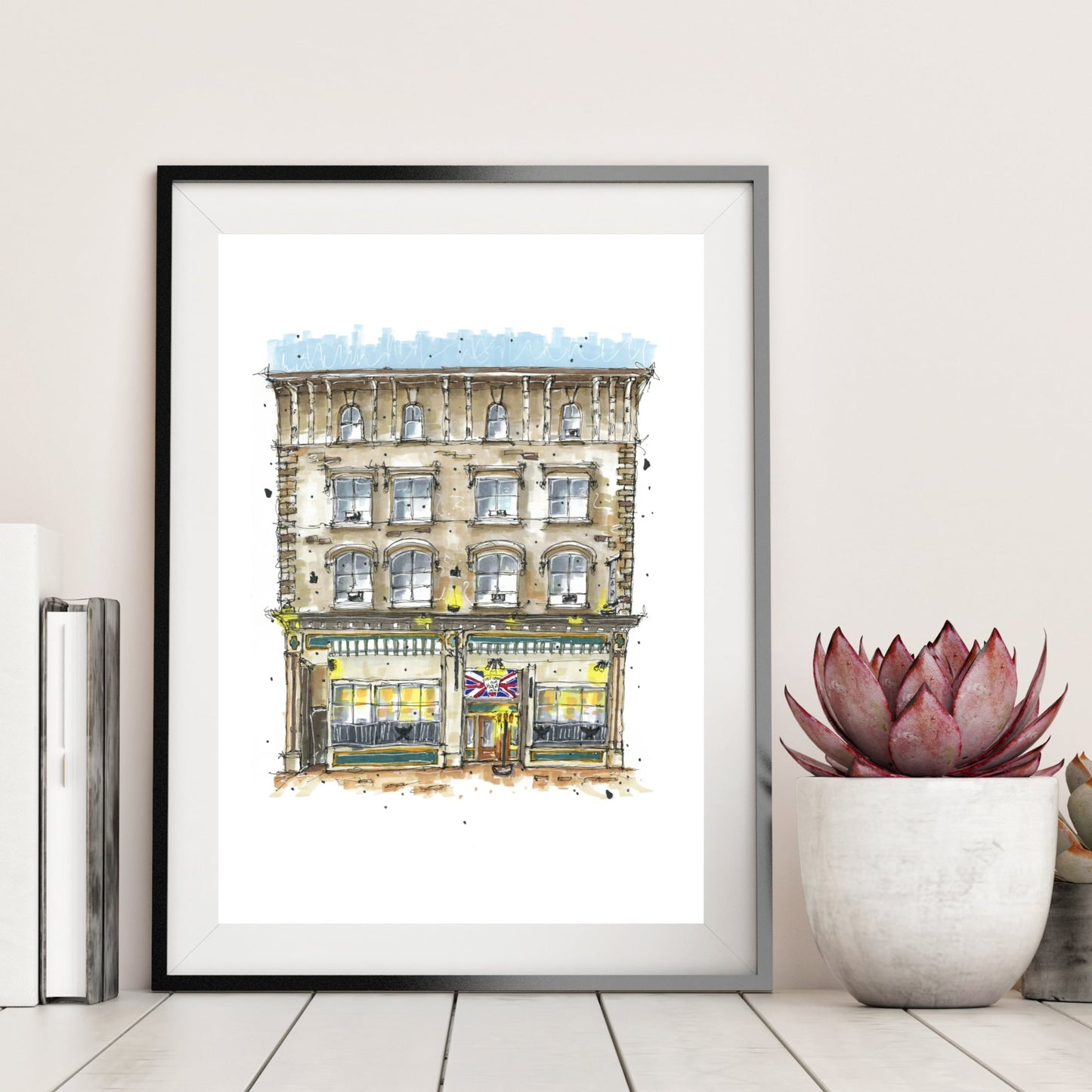 The Split Crow Pub, Halifax, Nova Scotia, Print, Downtownsketcher, Wynand van Niekerk, DTS0044