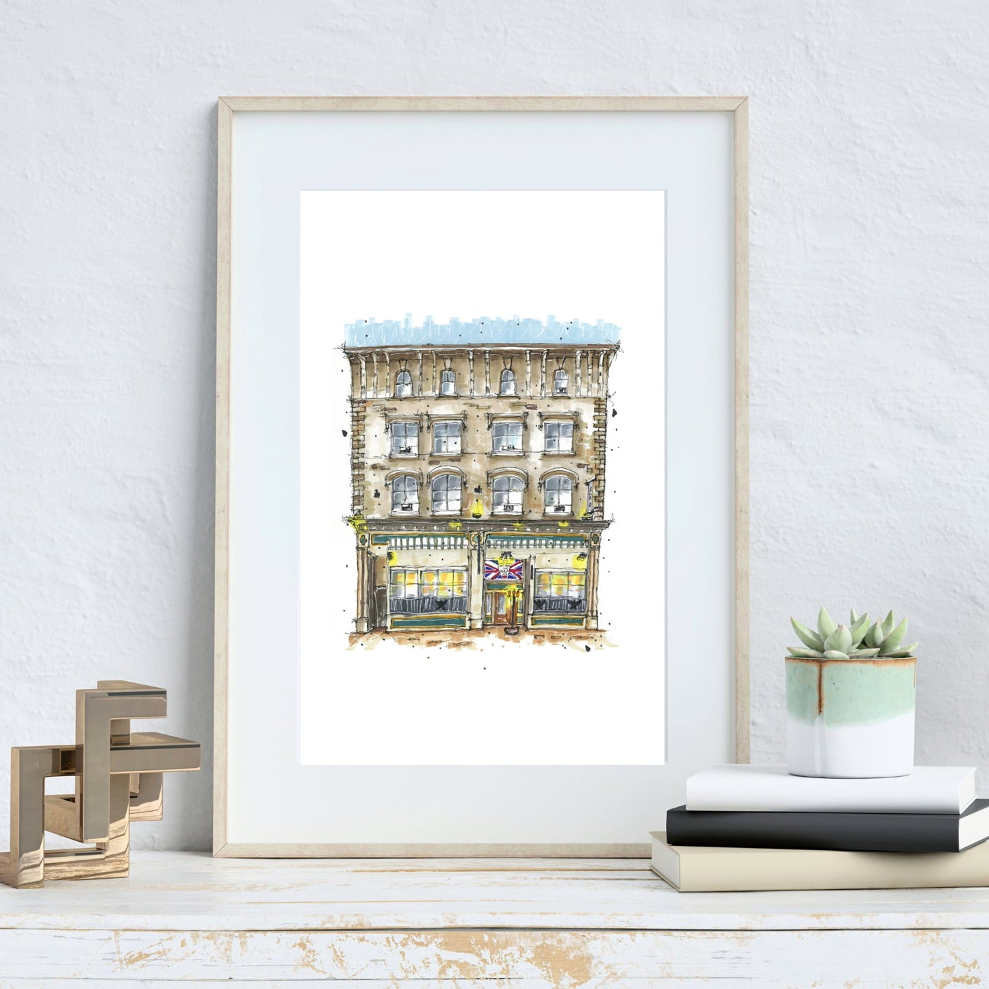 The Split Crow Pub, Halifax, Nova Scotia, Print, Downtownsketcher, Wynand van Niekerk, DTS0044