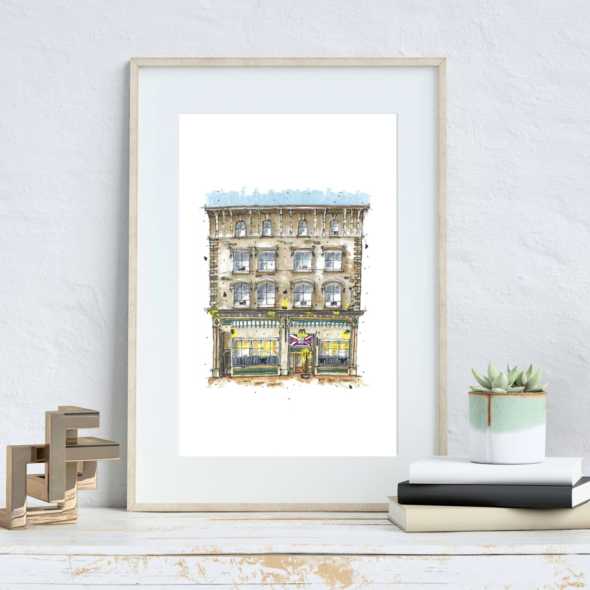 The Split Crow Pub, Halifax, Nova Scotia, Print, Downtownsketcher, Wynand van Niekerk,  DTS0044