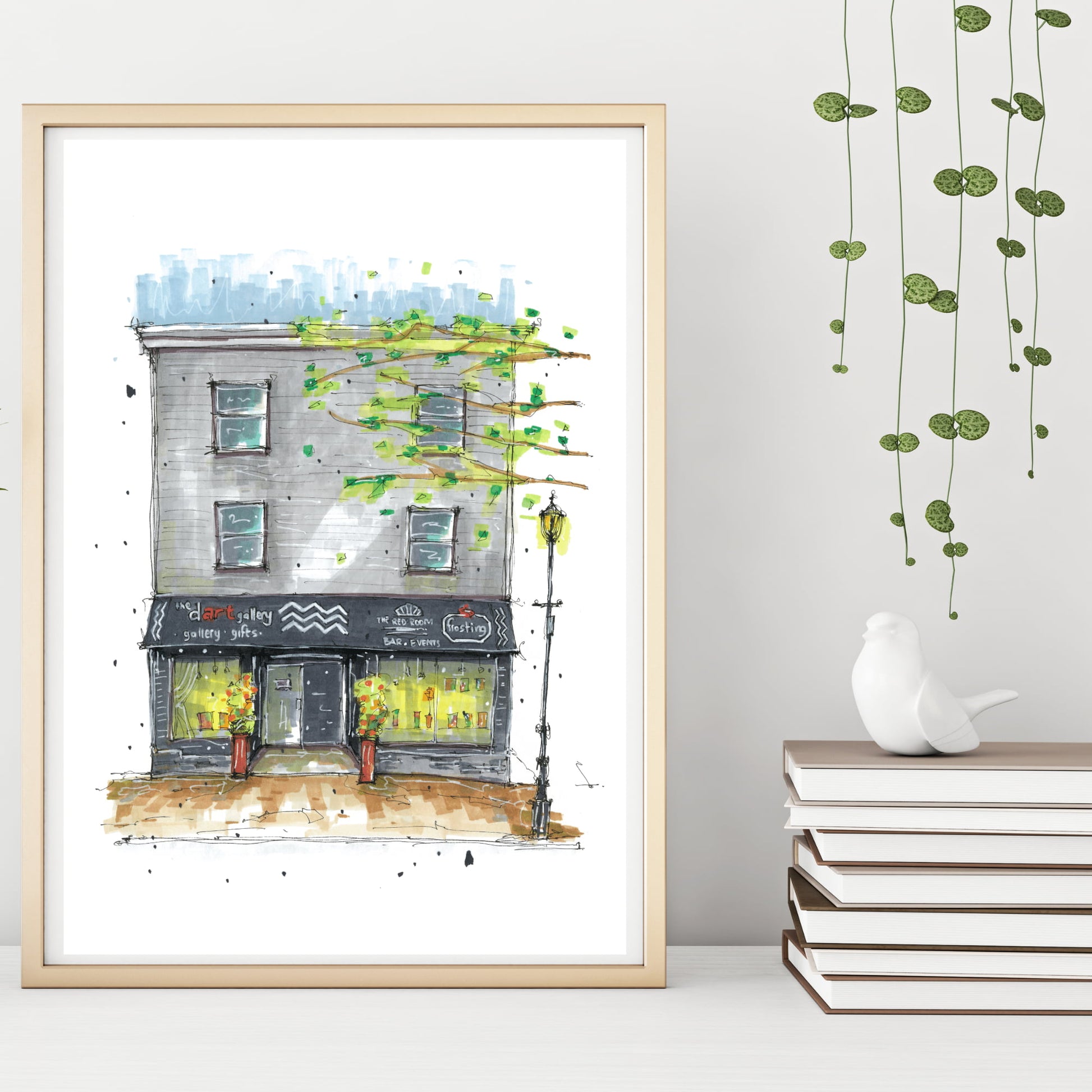 The Dart Gallery, Dartmouth, Nova Scotia, Print, Downtownsketcher, Wynand van Niekerk, DTS0065