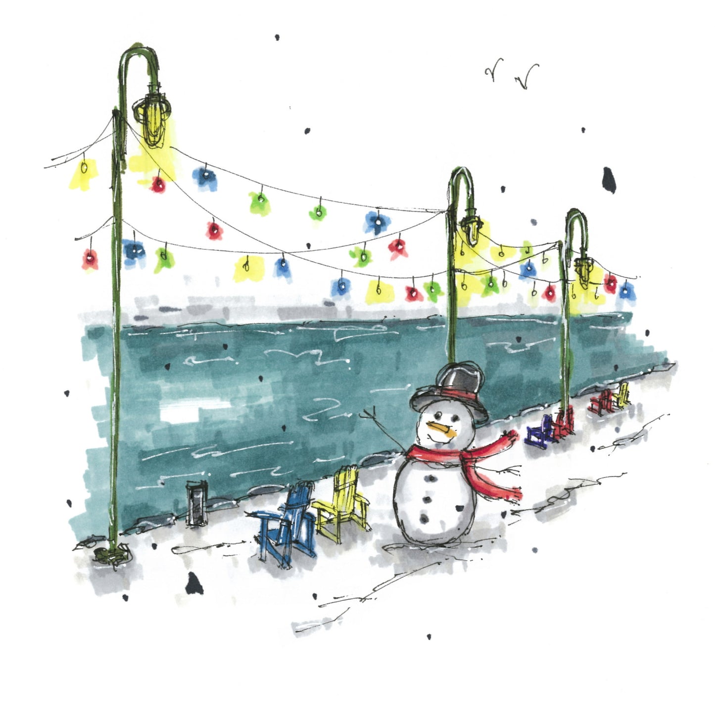Halifax Boardwalk Snowman