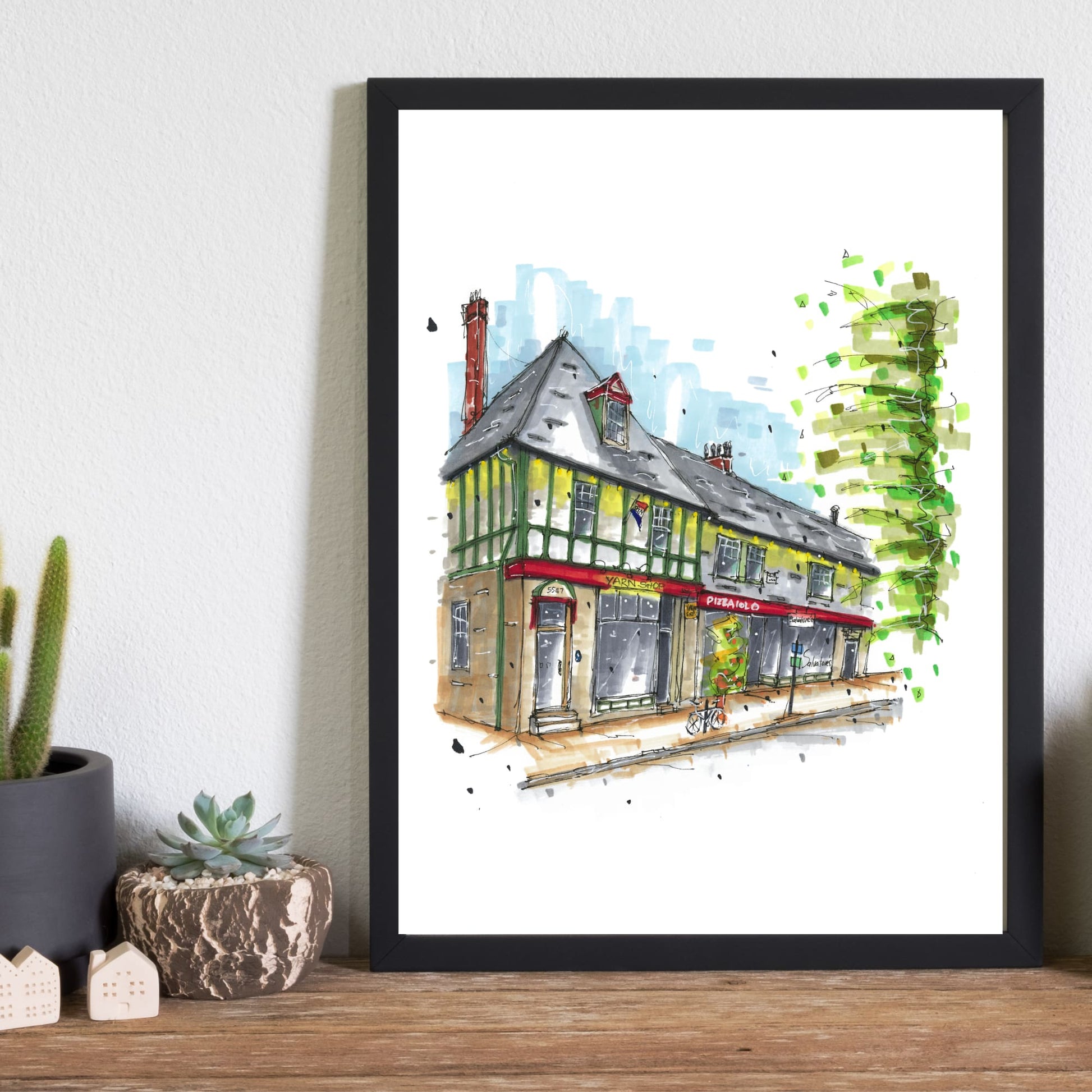 DTS0097 - Hydrostone Halifax, Print, Downtownsketcher, Wynand van Niekerk, DTS0087