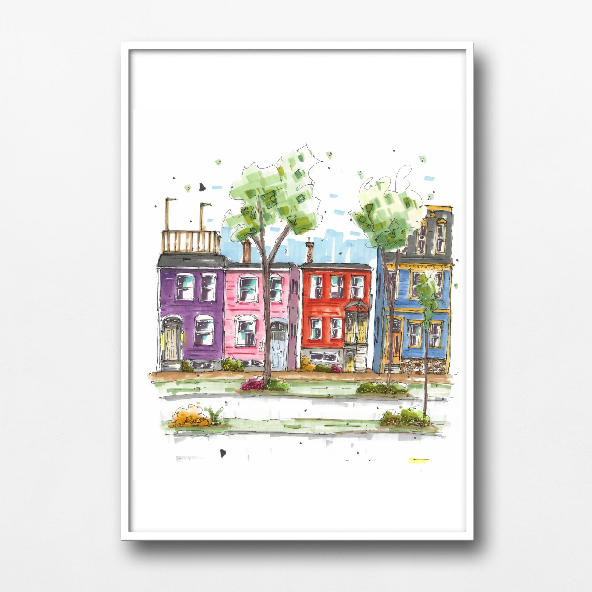 DTS0158 North Park Street, North End, Halifax, Downtown Sketcher
