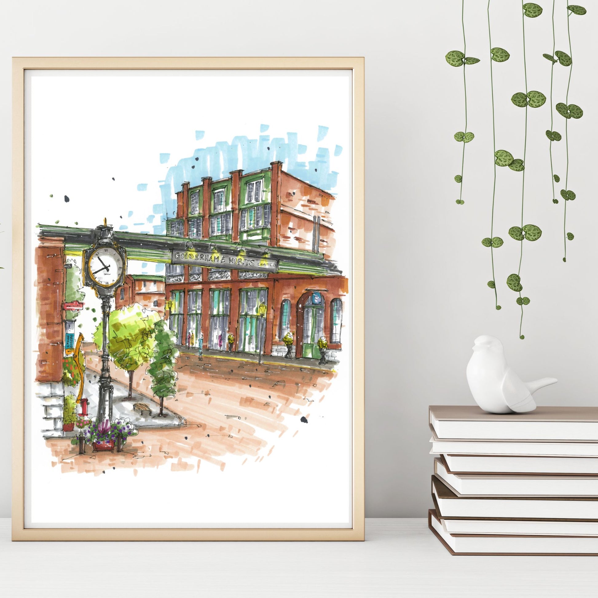 DTS0179 The Distillery Historic District, Toronto - Downtown Sketcher