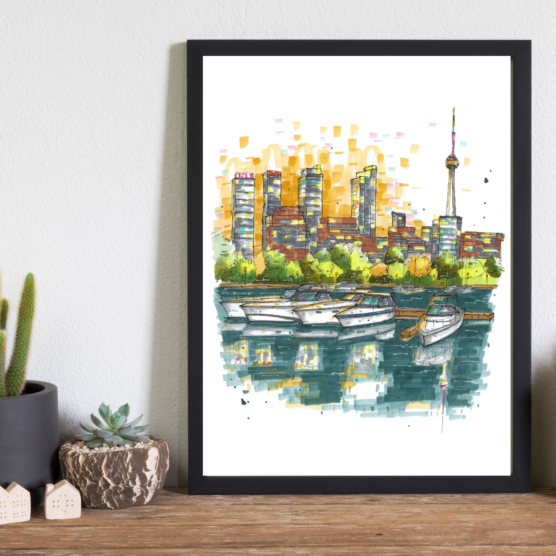 DTS0184 Toronto Waterfront - Downtown Sketcher