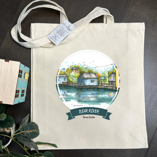 DTS0218 Landsdown Road, Bear River, Nova Scotia - Downtown Tote Tall- Downtown Sketcher