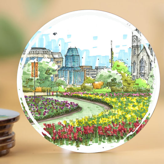 DTS0228 Tulip Festival Ottawa - Coaster - Downtown Sketcher