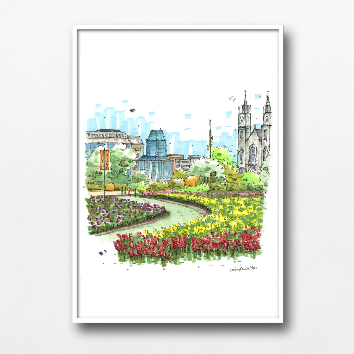 DTS0228 Tulip Festival Ottawa - Downtown Sketcher