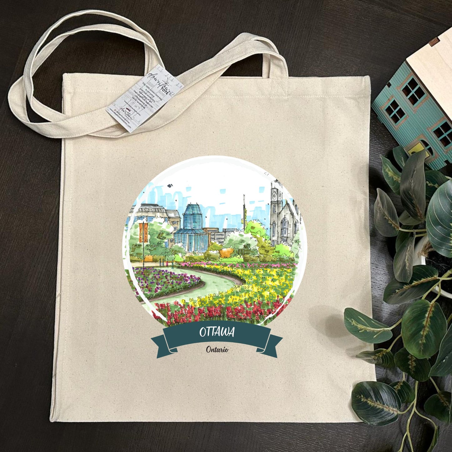 Tulip Festival Ottawa - Downtown Tote Tall