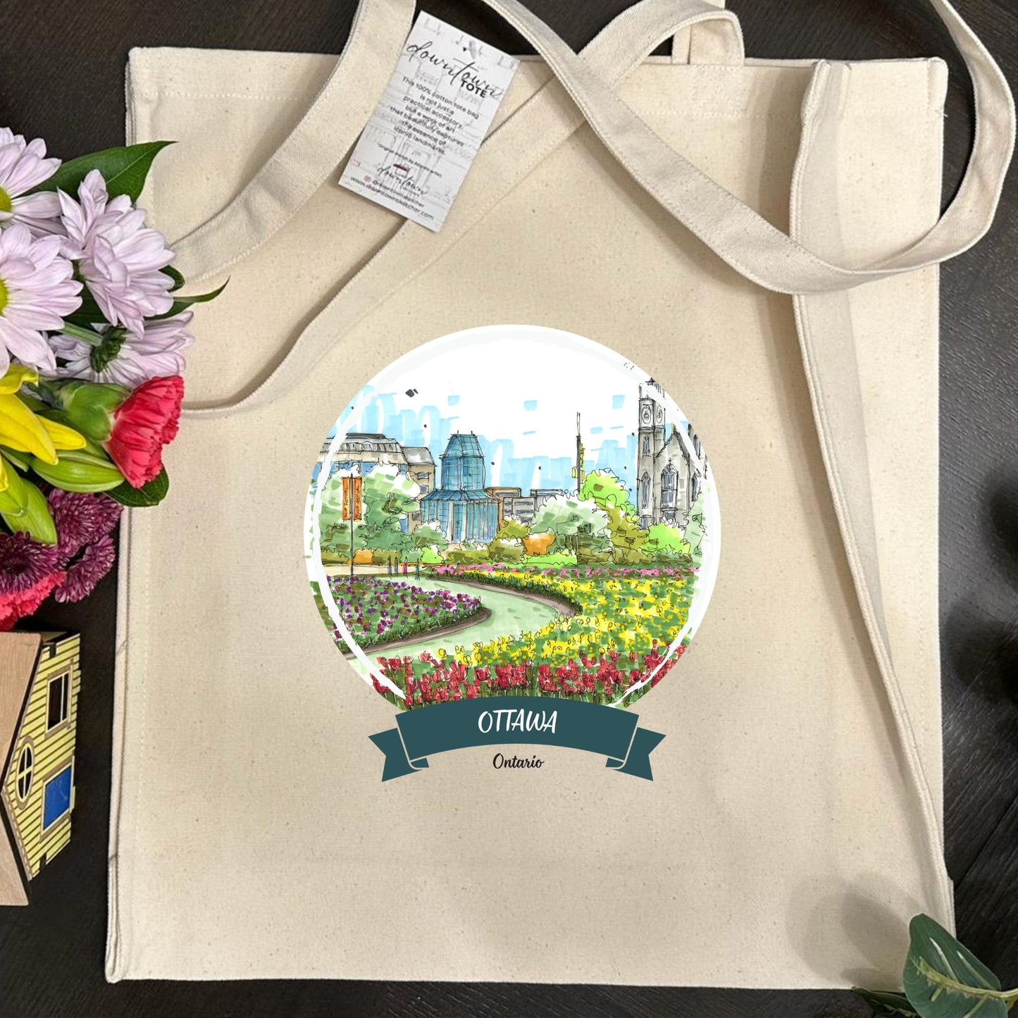 Tulip Festival Ottawa - Downtown Tote Tall