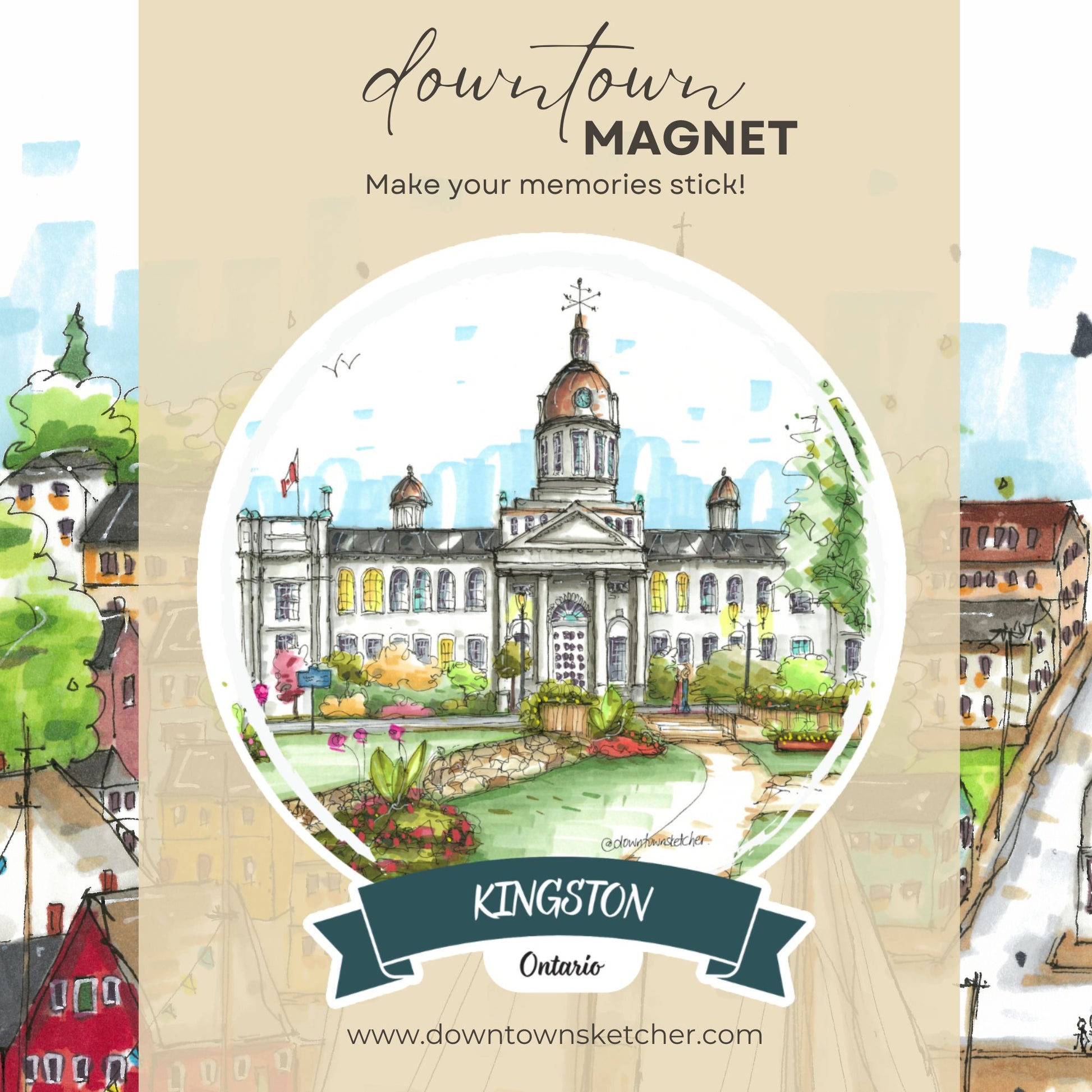 City Hall Kingston, Ontario - Downtown Magnet