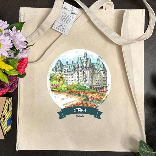Tulips at Fairmont Château Laurier, Ottawa - Downtown Tote Tall