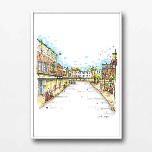 DTS0247 Market Square, Stratford, Ontario - Downtown Sketcher