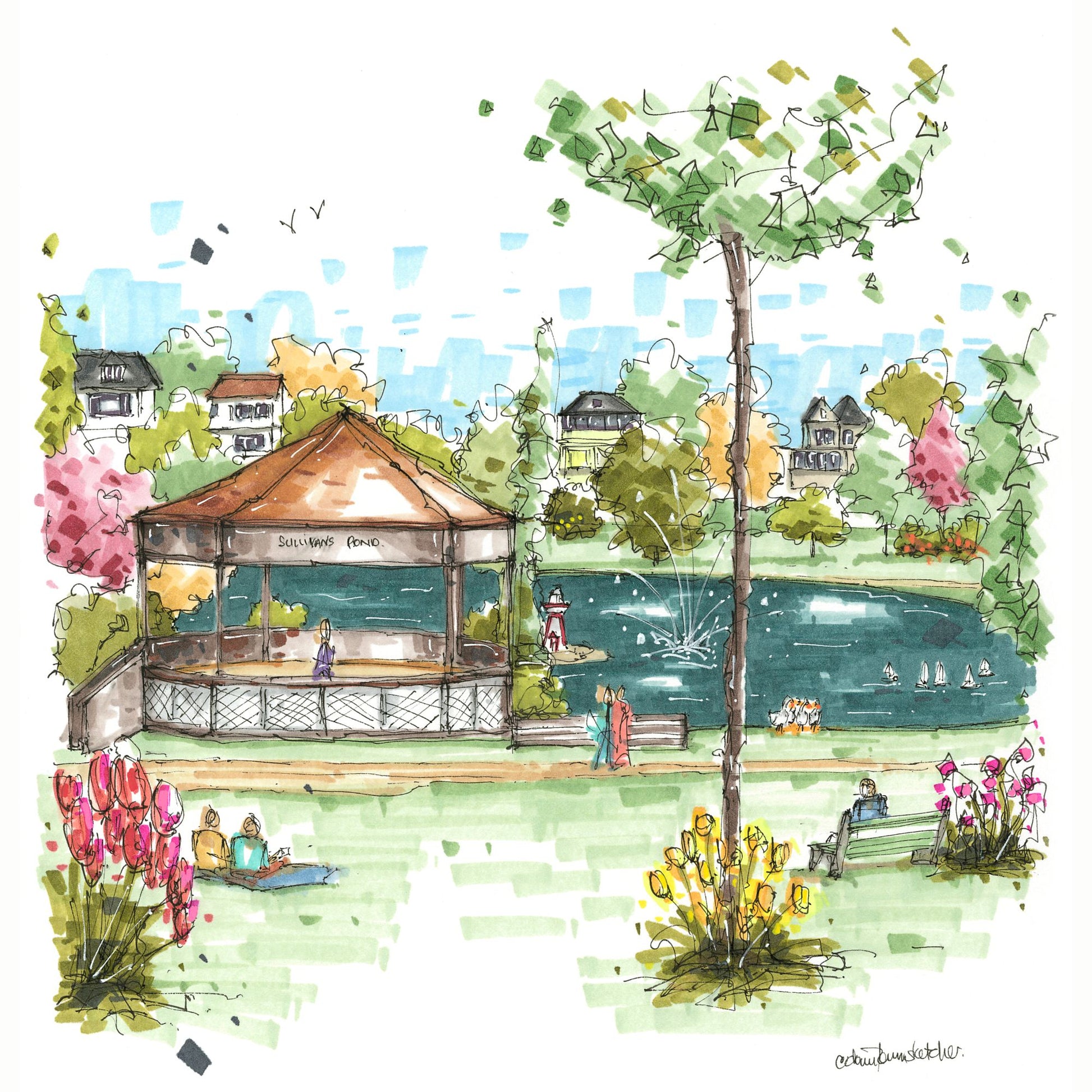 Sullivan's Pond, Dartmouth - Downtown Coaster