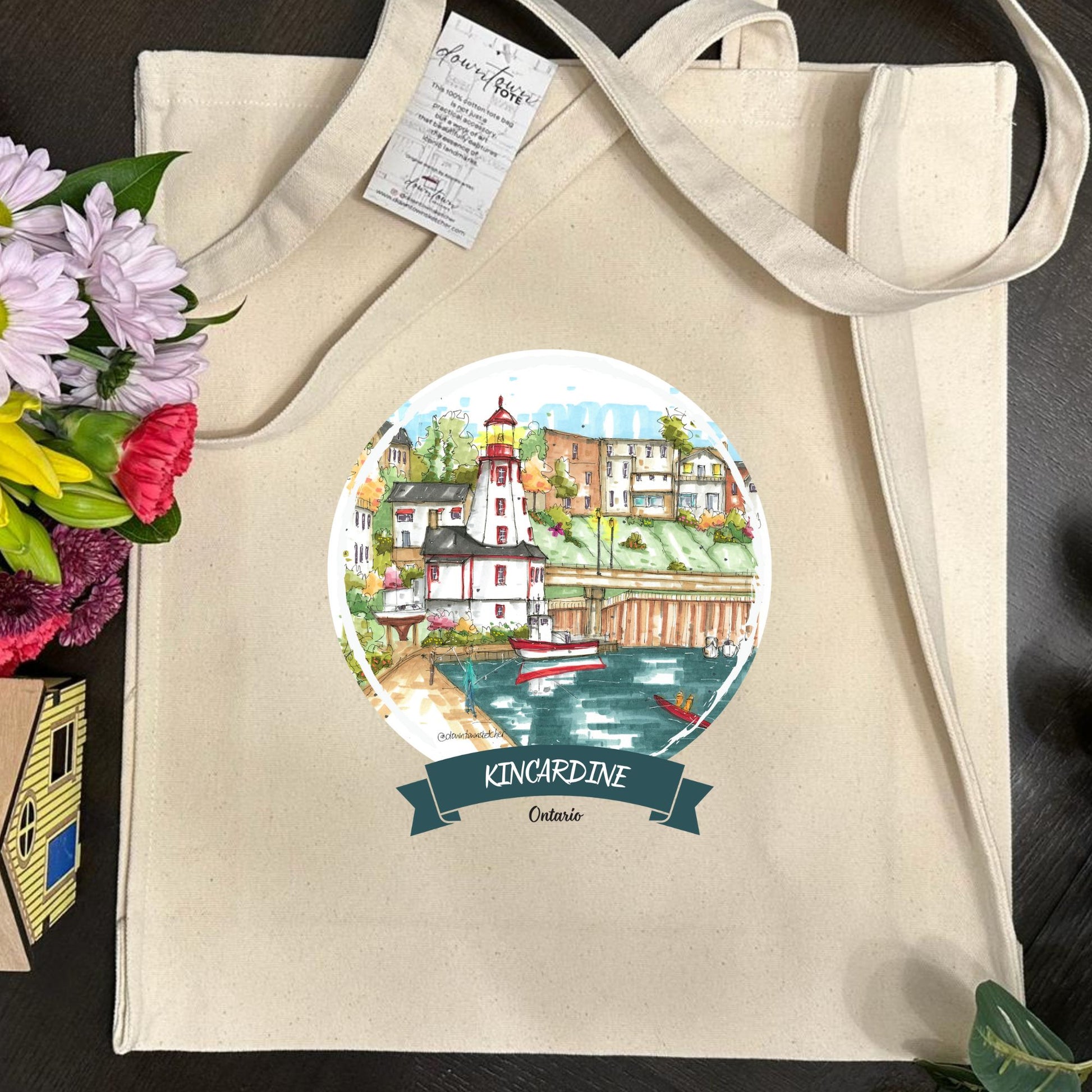 DTS0251 Kincardine Lighthouse and Museum, Ontario Downtown Tote
