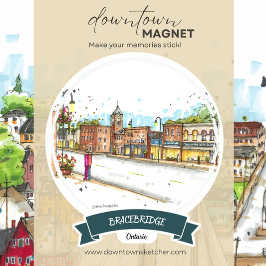 Manitoba Street in Bracebridge, Ontario, Magnet