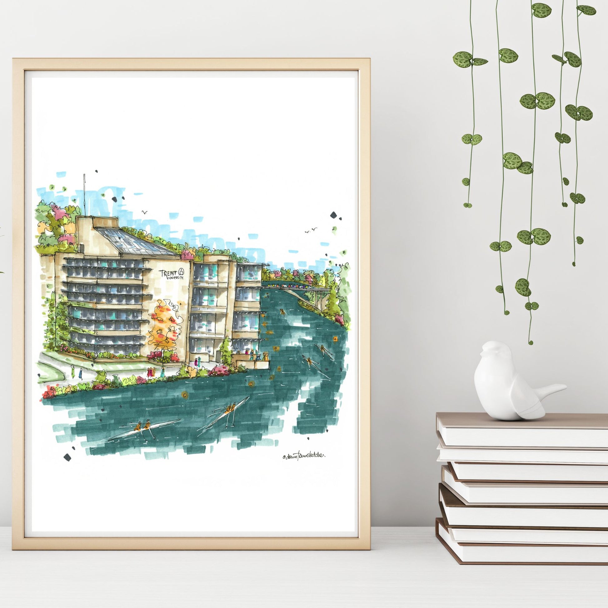 DTS0264 Trent University, Peterborough, Ontario - Downtown Sketcher