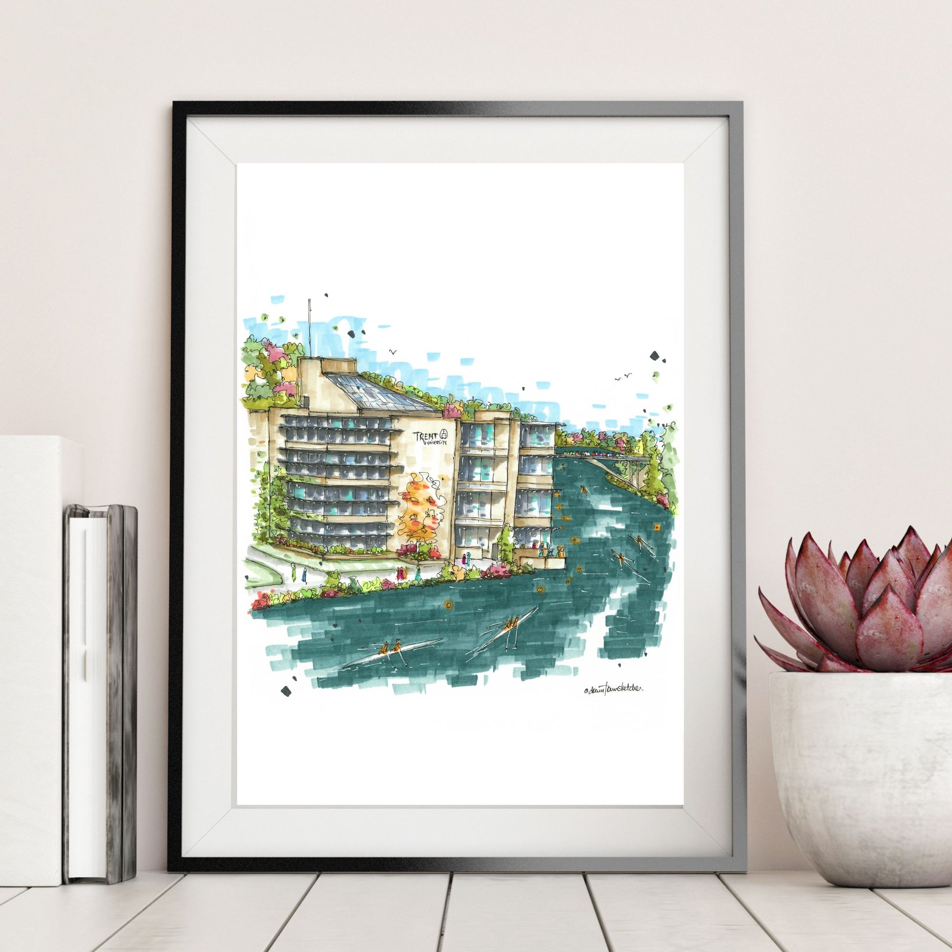 DTS0264 Trent University, Peterborough, Ontario - Downtown Sketcher