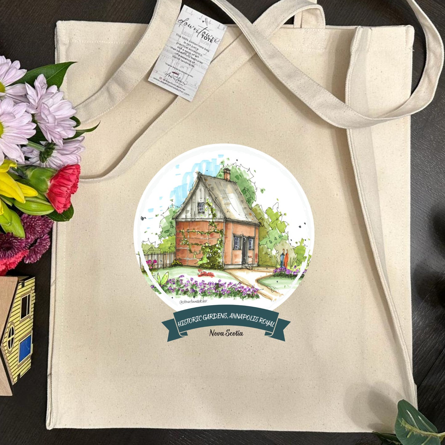 Acadian Garden, Historic Gardens, Annapolis Royal - Downtown Tote Tall