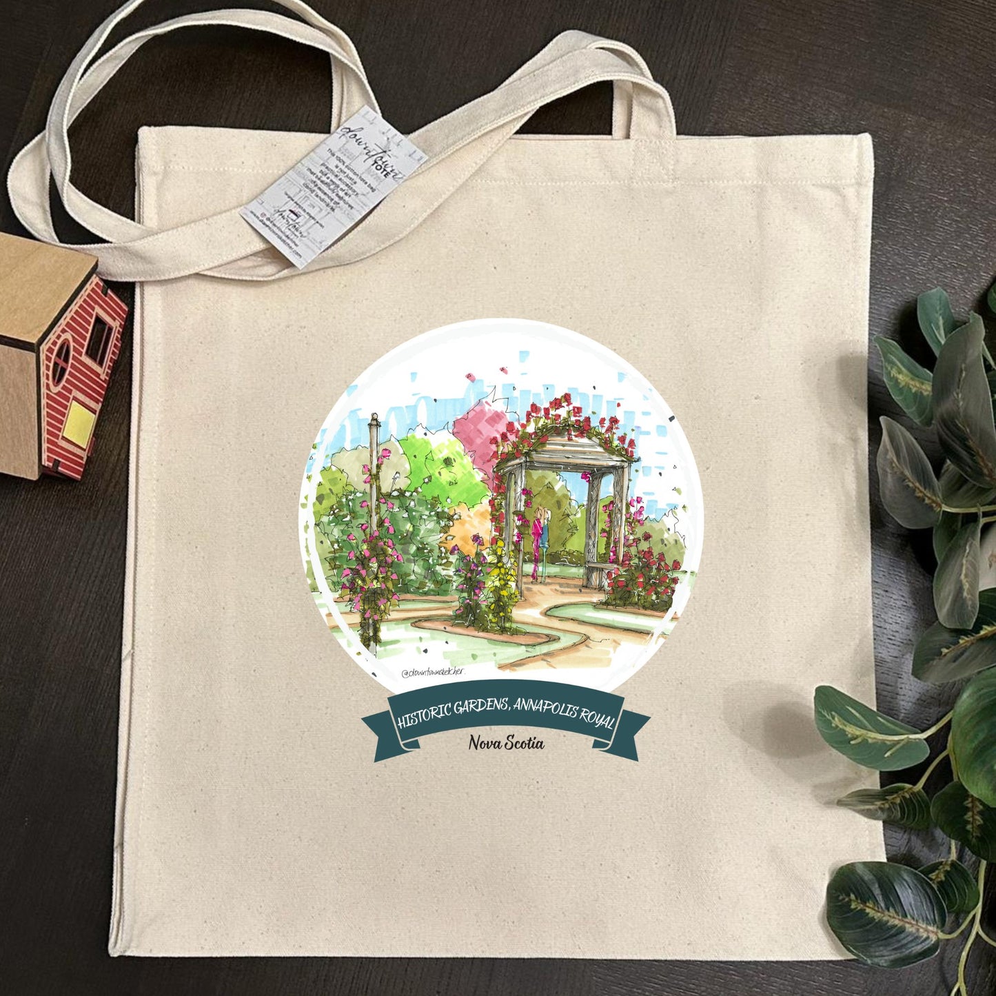 Rose Arbour, Historic Gardens, Annapolis Royal - Downtown Tote Tall