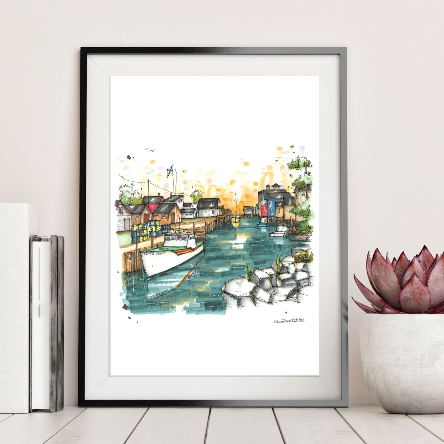 DTS0275 Fisherman's Cove and Fiddlers Green IV - Downtown Sketcher