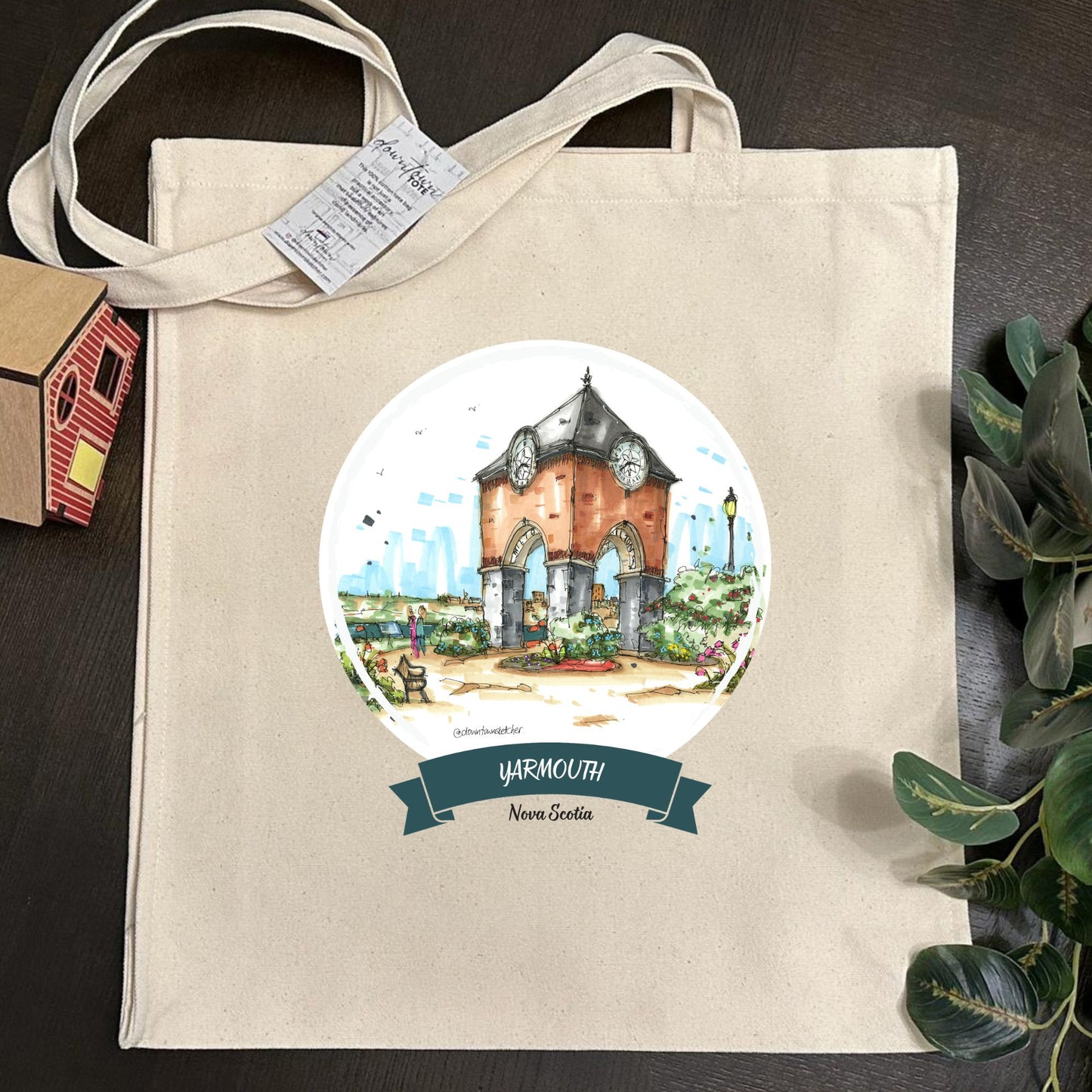 Milton Clock Tower Park, Yarmouth - Downtown Tote Tall