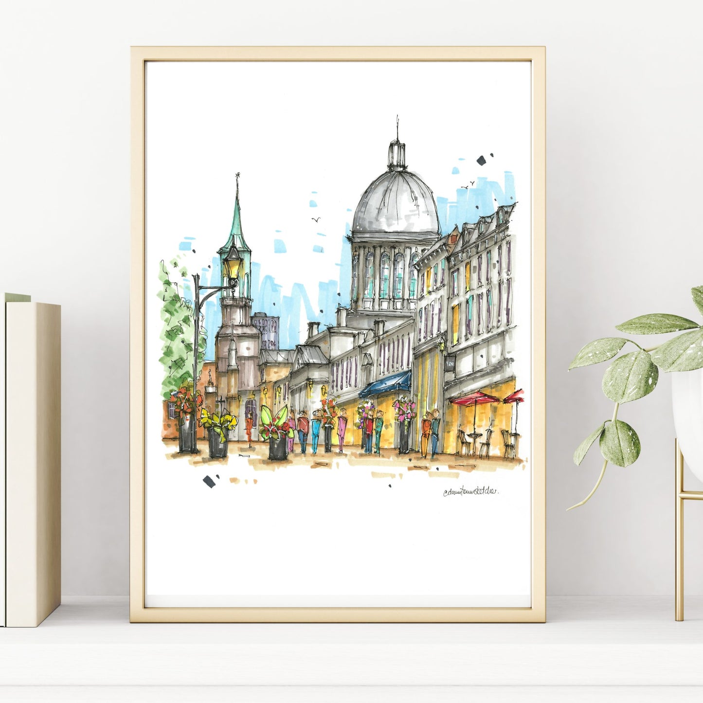 DTS0283 Rue St-Paul, Montreal - Downtown Sketcher