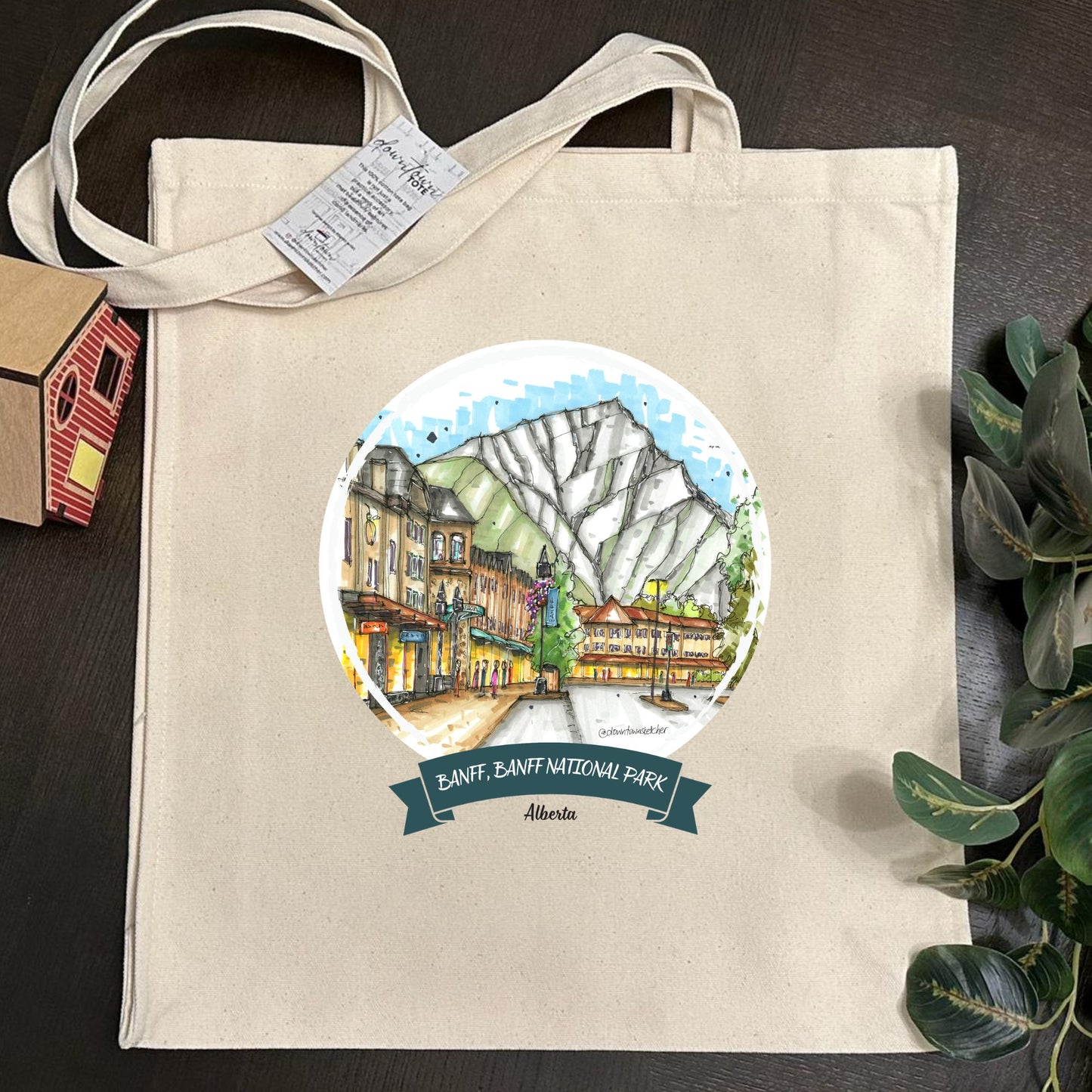 Banff, Banff National Park, Alberta - Downtown Tote Tall