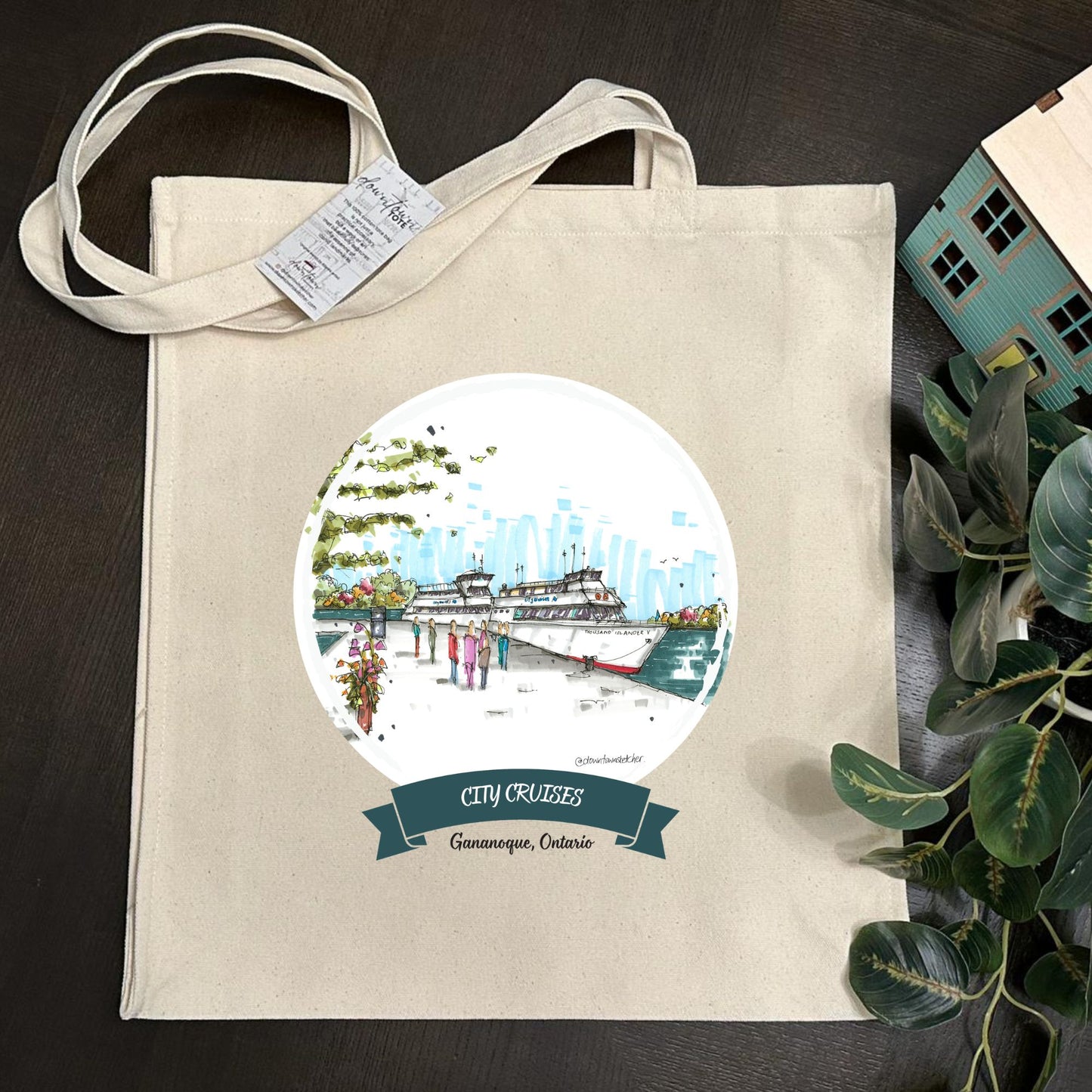 City Cruises Gananoque, 1000 Islands - Downtown Tall Tote