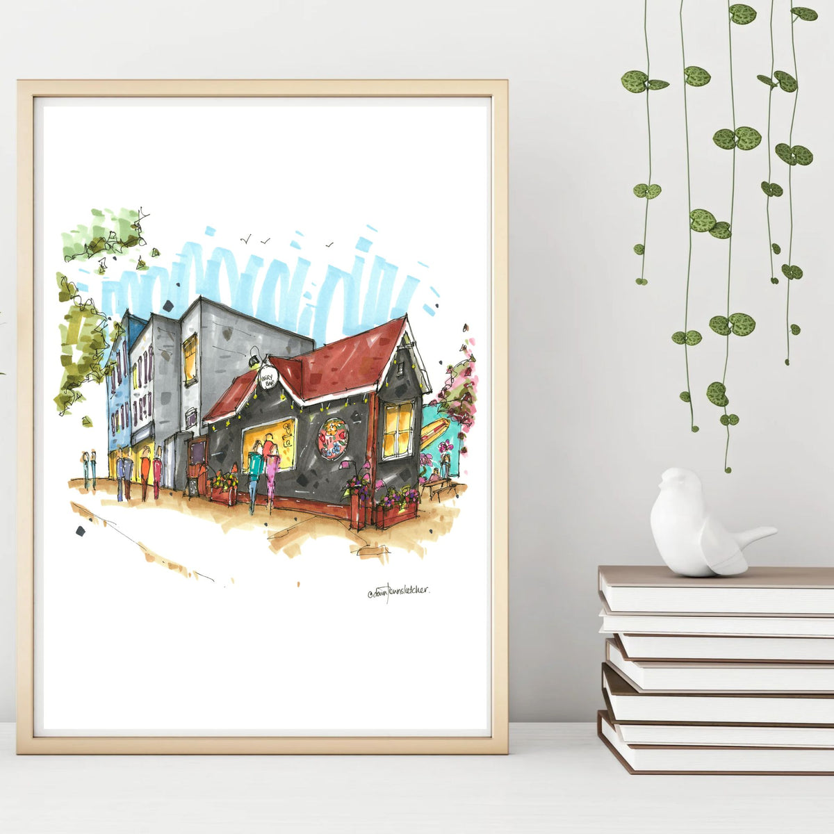 Dairy Bar, Halifax Art Print