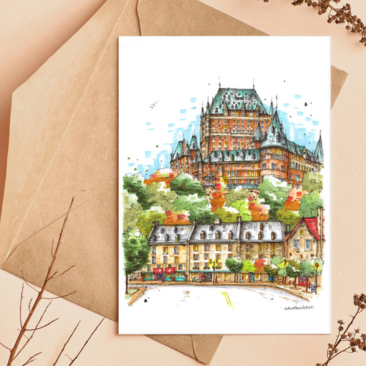 Fairmont Le Château Frontenac Quebec City - Downtown Sketcher