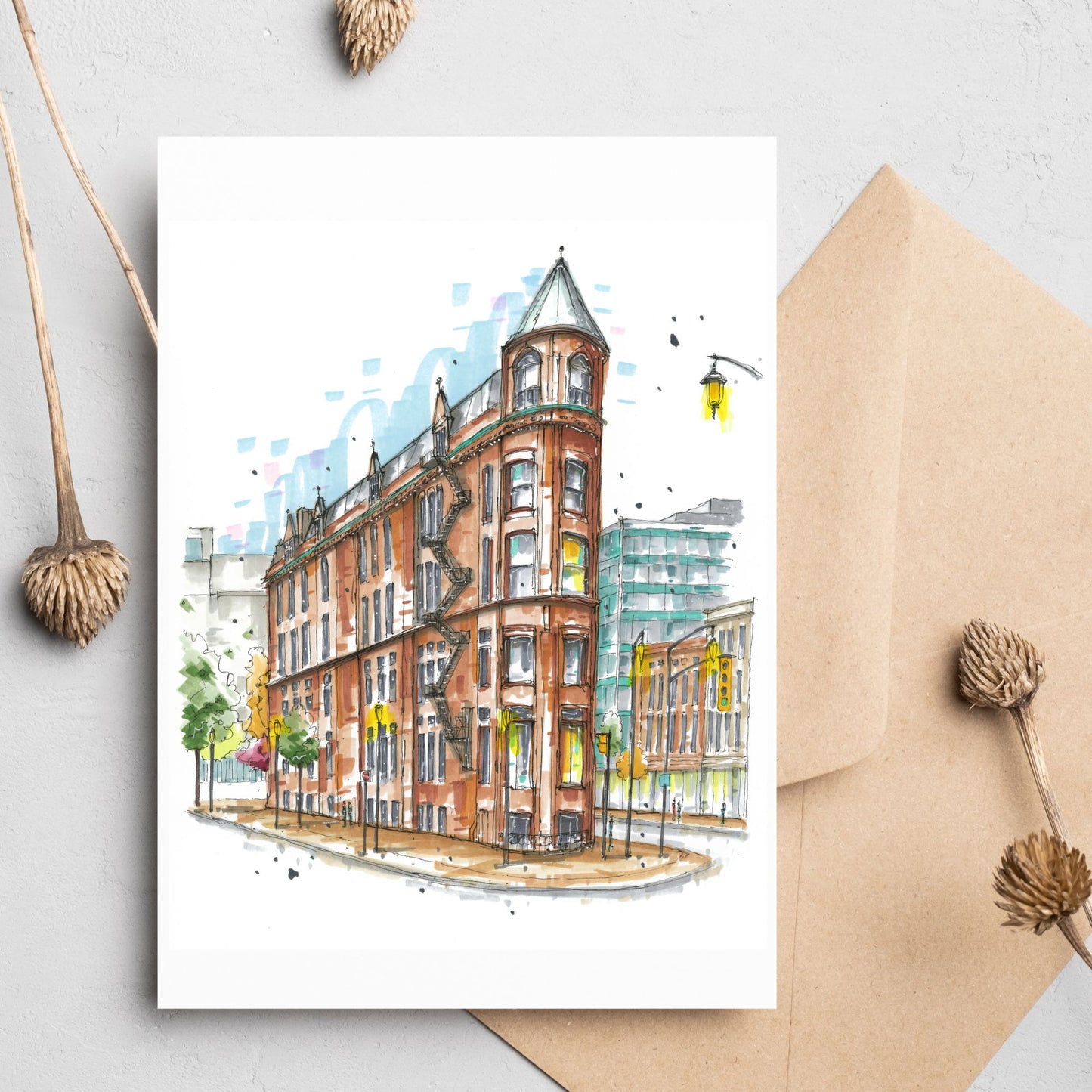Gooderham Building, Toronto (Flatiron) - Downtown Sketcher