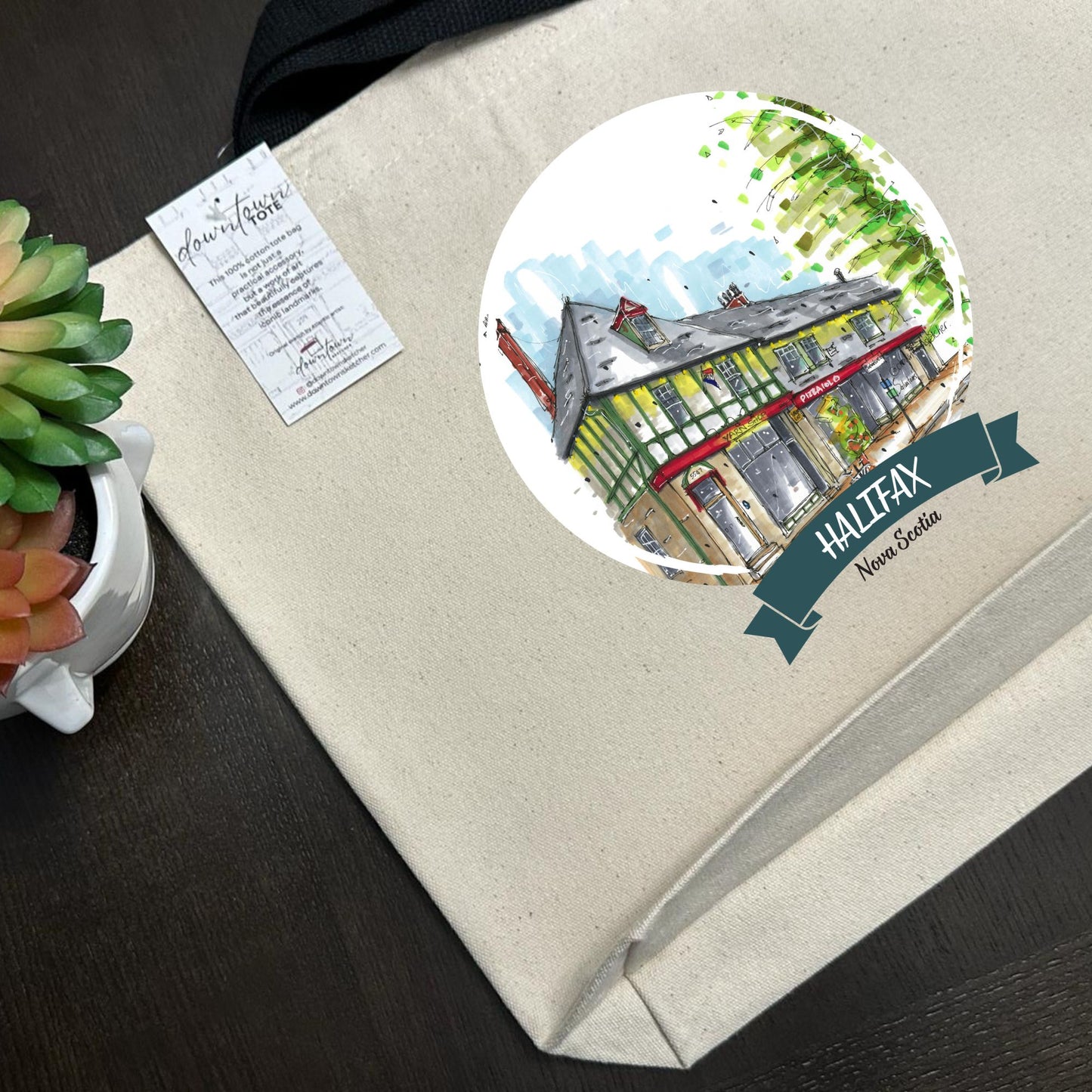 Hydrostone Halifax - Downtown Tote - Standard - Downtown Sketcher