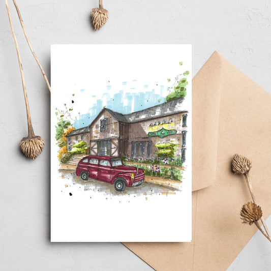 Lightfoot & Wolfville Greeting Card