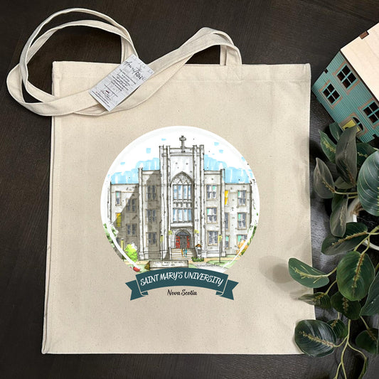 Saint Mary's University, Halifax - Tote Bag  - Downtown Sketcher - Tall - Downtown Tote - Downtown Sketcher