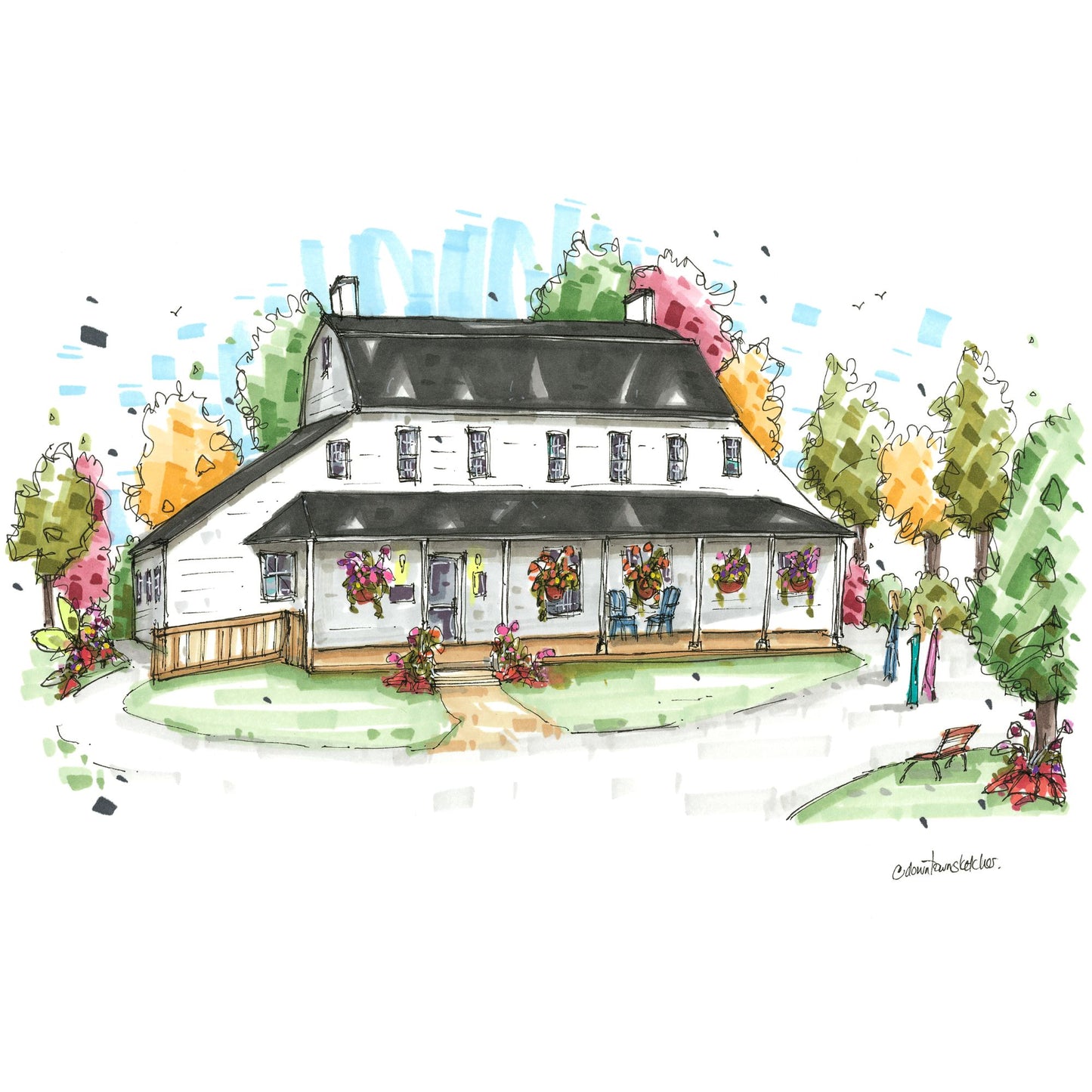 Scott Manor, Bedford, Halifax, Greeting Card