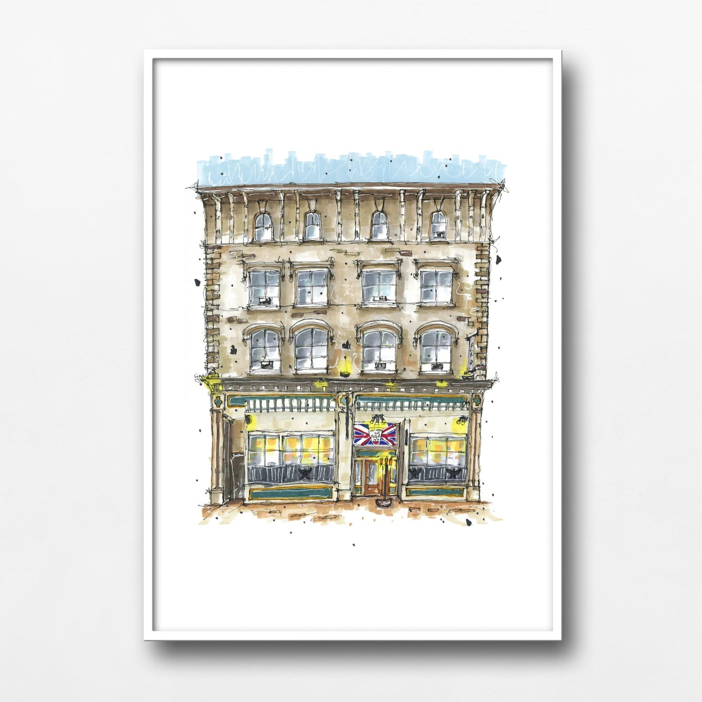 The Split Crow Pub, Halifax, Nova Scotia, Print, Downtownsketcher, Wynand van Niekerk, DTS0044