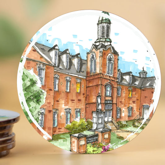 St. Francis Xavier University, Antigonish - Downtown Coasters by Downtown Sketcher