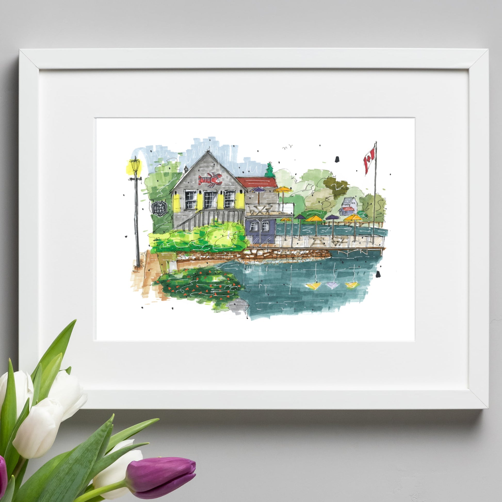 The Rope Loft, Chester, Nova Scotia, Print, Downtownsketcher, Wynand van Niekerk, DTS0077