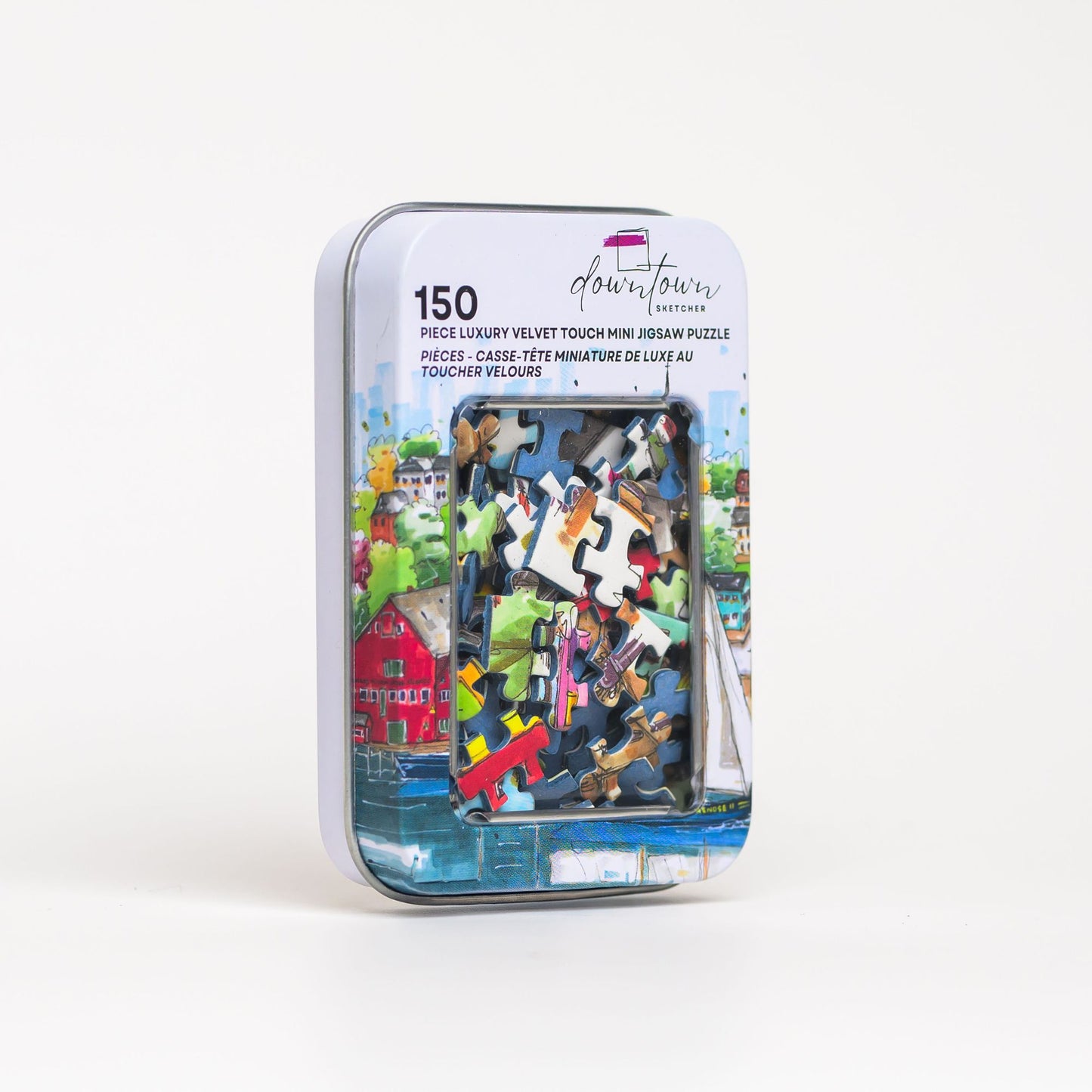 DTSP007 Newfoundland & Labrador - Mini Luxury Puzzle - Downtown Sketcher