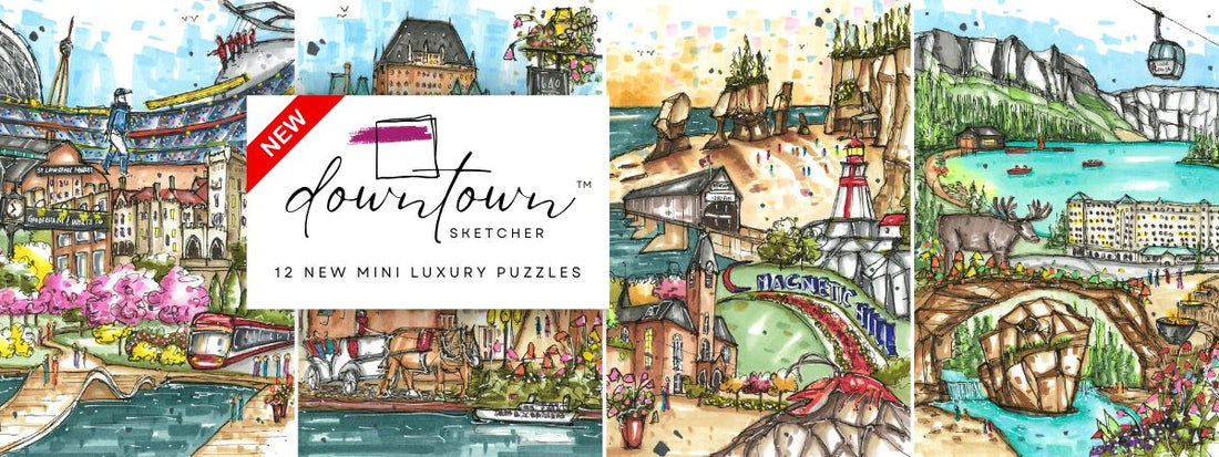 12 New Canadian Mini Puzzle Sketches - Now Available for Pre-Order