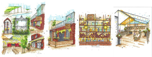 Agricola Street Brasserie - Blog - Downtown Sketcher