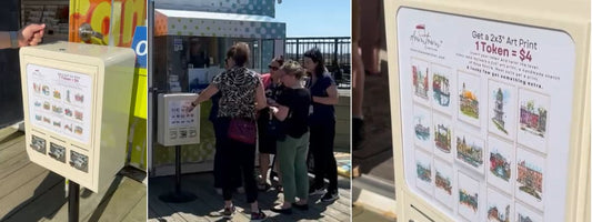 The Art Vending Machine is Coming to a Christmas Market Near You