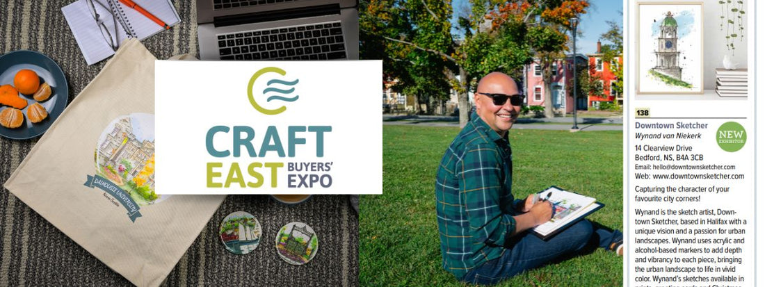 Downtown Sketcher Returns to Craft East Buyers' Expo: Discover New Artistry and Connect with Creativity!