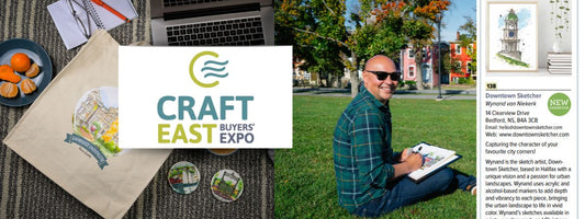 Downtown Sketcher Returns to Craft East Buyers' Expo: Discover New Artistry and Connect with Creativity!