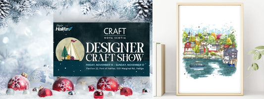 Craft Nova Scotia Designer Craft Show 2024 - Blog - Downtown Sketcher attending